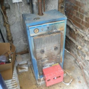 Boiler in boiler house