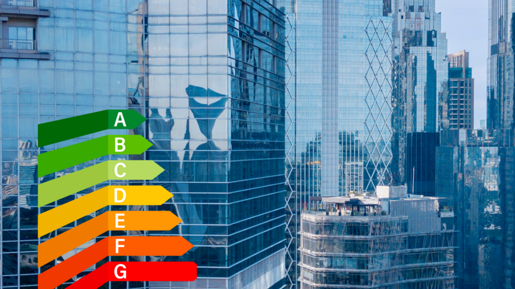 Commercial building with energy rating image